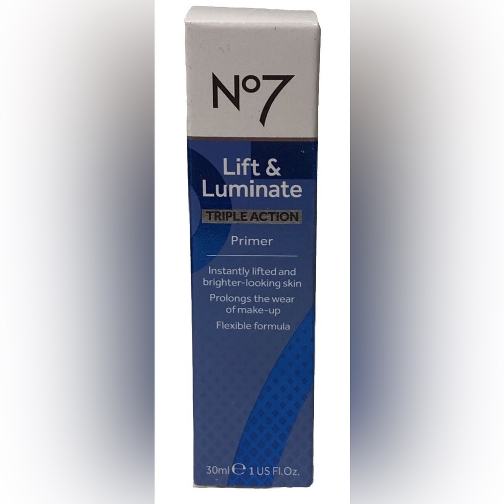 No7 Lift & Luminate Triple Action Primer - Blue